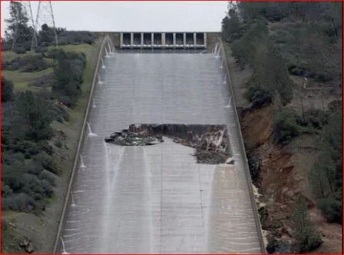 Le plus haut barrage des États-Unis menace de céder