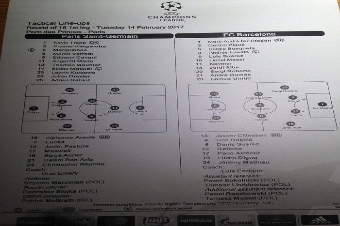 C'est fini à Paris: le PSG lamine le Barça (4-0) 