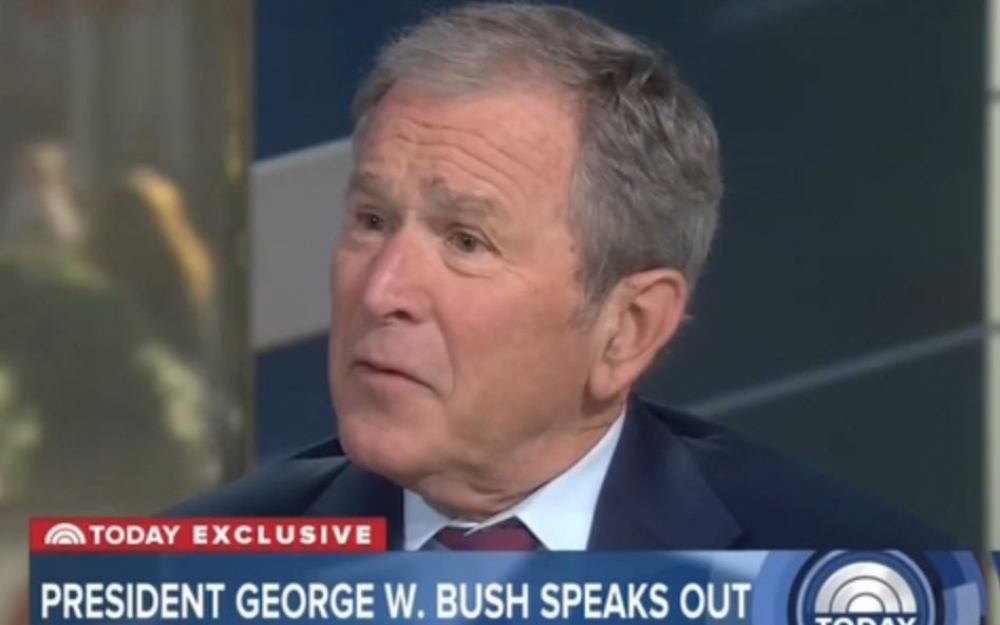 George W. Bush critique les sorties de Donald Trump contre les médias