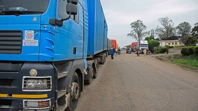 Grève des routiers à Pretoriag