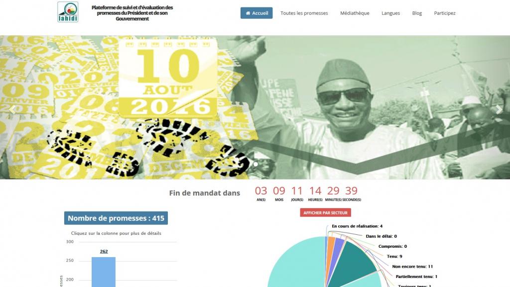 Guinée: un site pour suivre en ligne l’avancée des promesses présidentielles