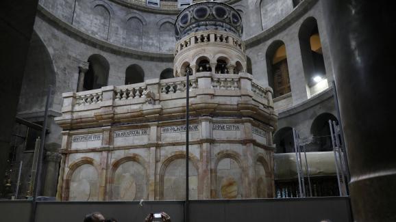 La restauration du tombeau du Christ à Jérusalem est désormais terminée