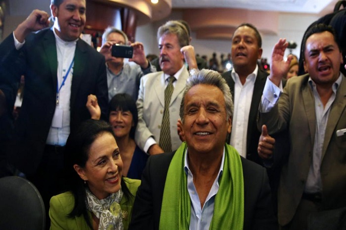 Présidentielle en Equateur: le socialiste Lenin Moreno revendique la victoire