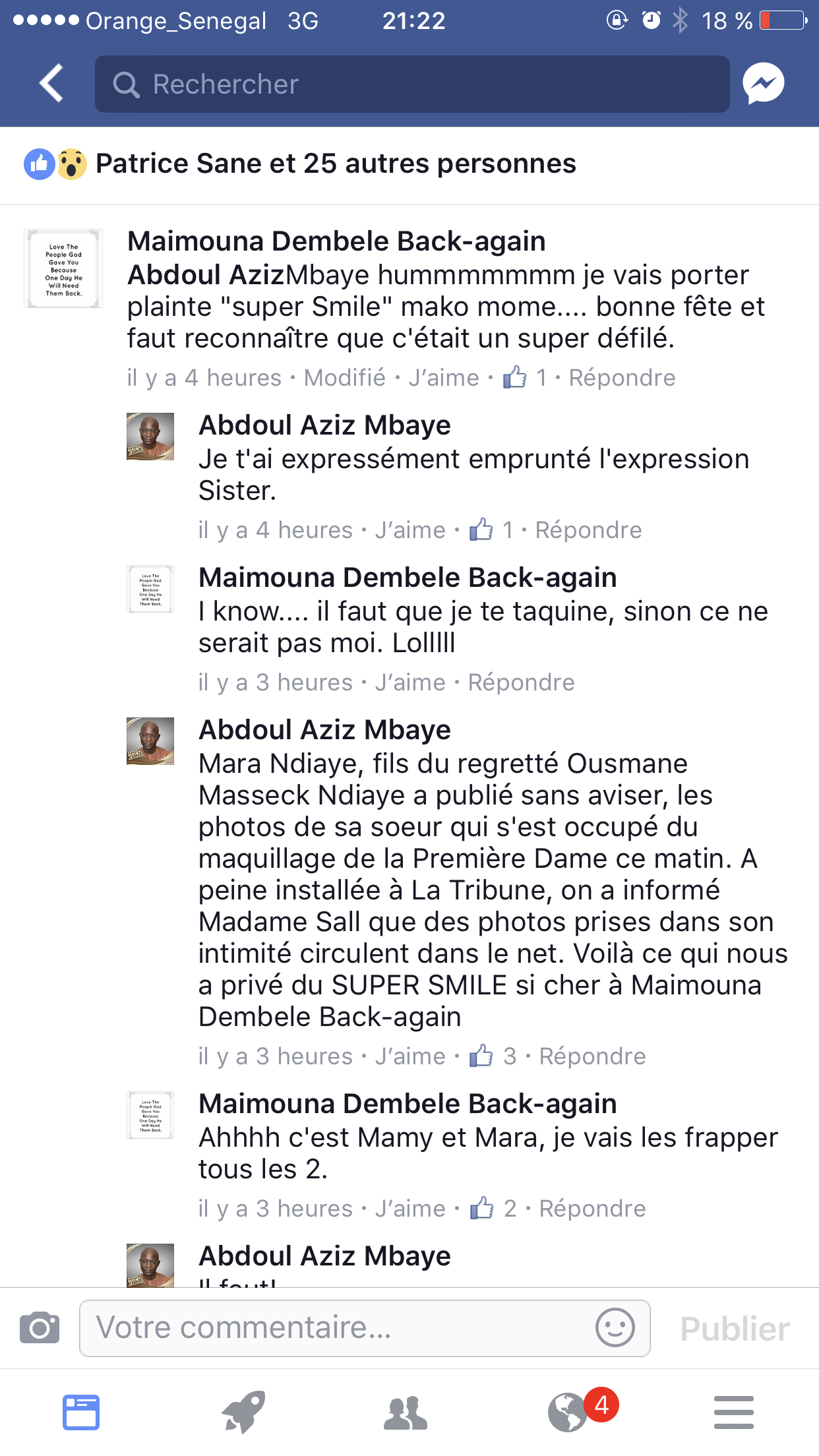 Défilé 4 avril: Les raisons de la mine sévère de Marième Faye Sall très commentée sur Facebook 