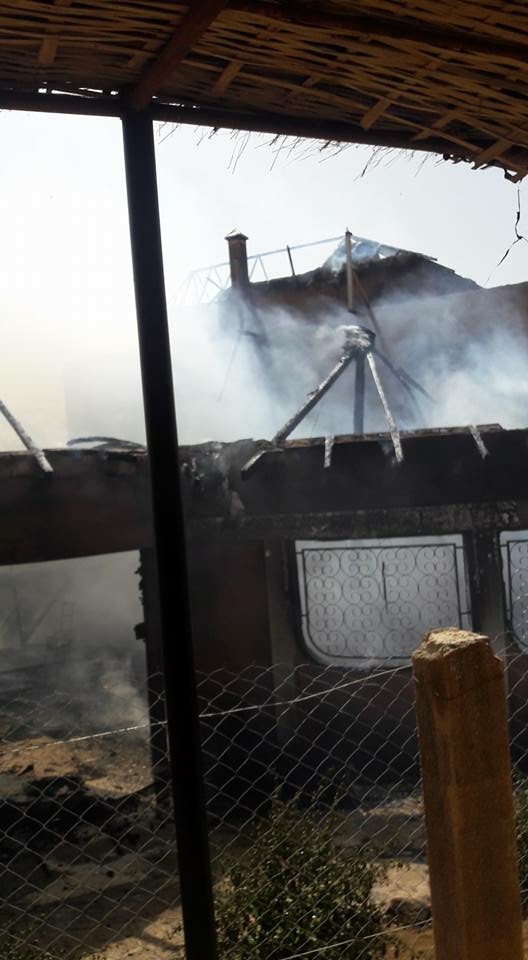PHOTOS - Incendie à Saly: Un atelier de location Buggy et Squad part en fumée