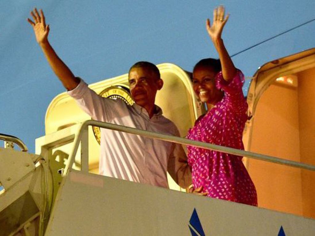 Les vacances très people du couple Obama avec Tom Hanks