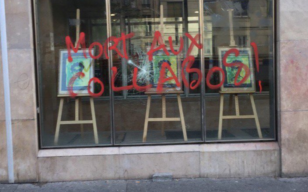 Présidentielle: le siège de la CFDT vandalisé après l'appel à voter Macron