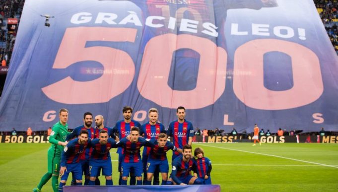 Le Nou Camp rend hommage à son "Messi"