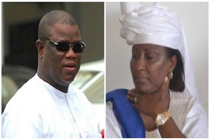 Abdoulaye Baldé et sa femme, Aminata Gassama devant la Crei, ce lundi