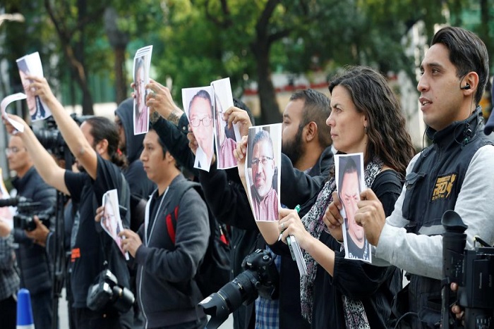 Mexique: manifestation contre les assassinats de journalistes