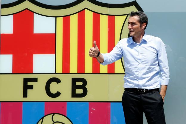 FC Barcelone: Ernesto Valverde a été présenté