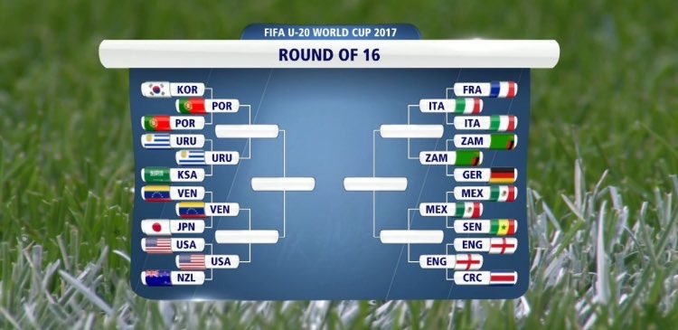 Mondial U20: Zambie / Italie en 1/4 de finale 