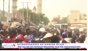 BAGARRE AU MARCHÉ OCASS - Des balles de pistolet brandies par des commerçants 