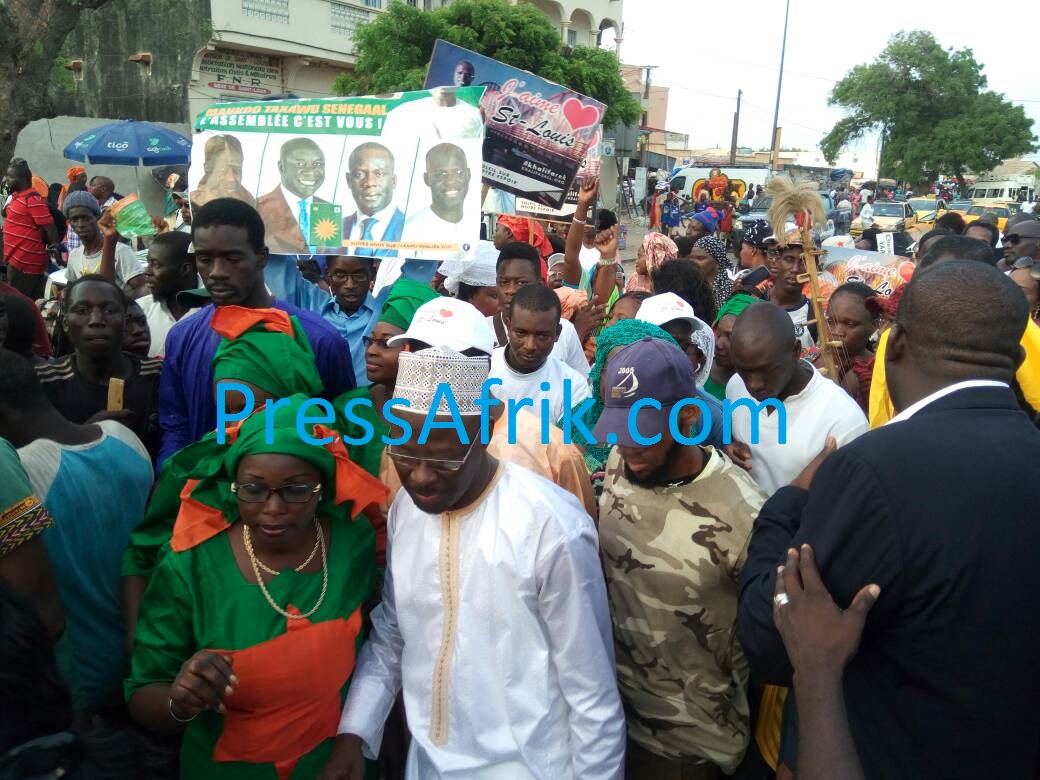 DIRECT Saint-Louis: les premières images de la caravane de "Manko Taxawu Senegaal"