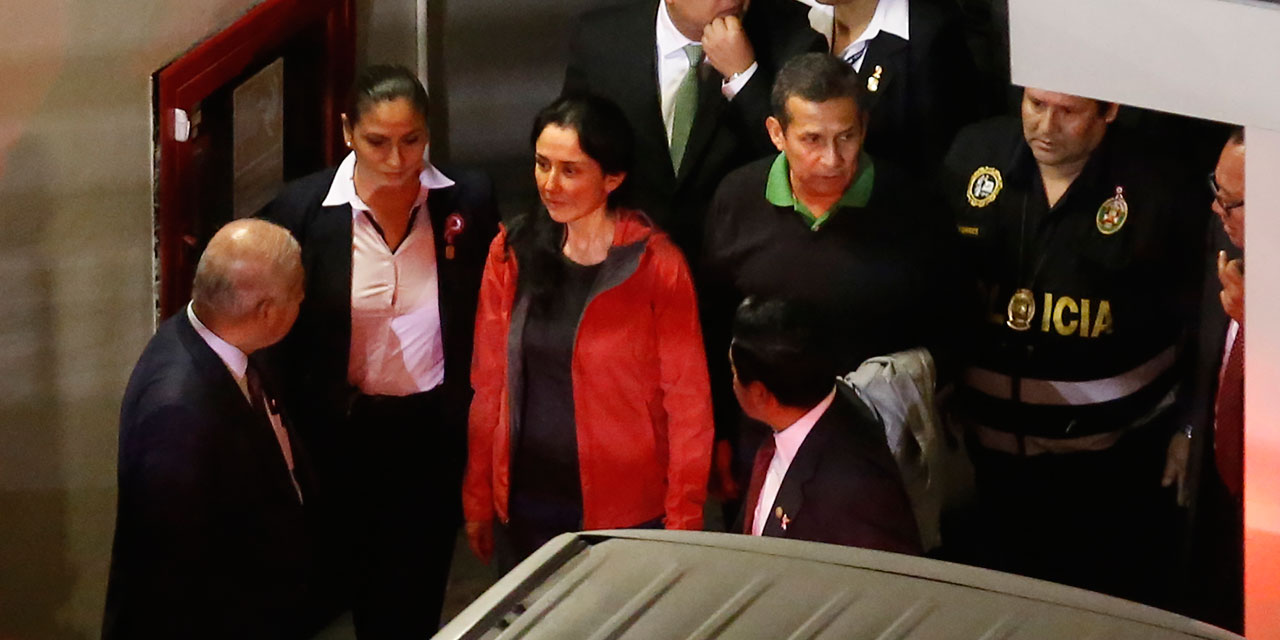 Pérou : l'ex-président Humala et son épouse condamnés à 18 mois de prison préventive