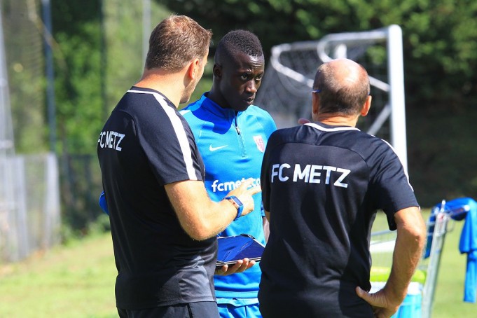 Ibrahima Niane à l'entraînement avec Fc Metz, (images)