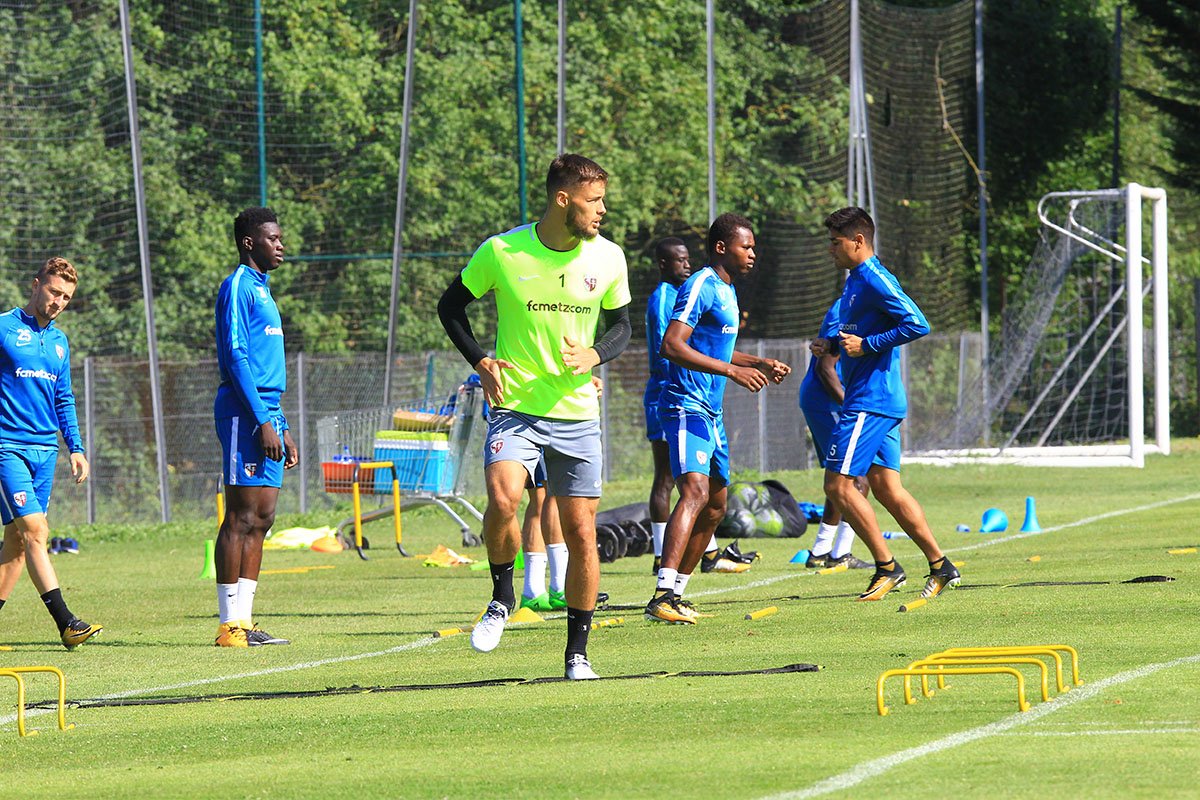 Ibrahima Niane à l'entraînement avec Fc Metz, (images)