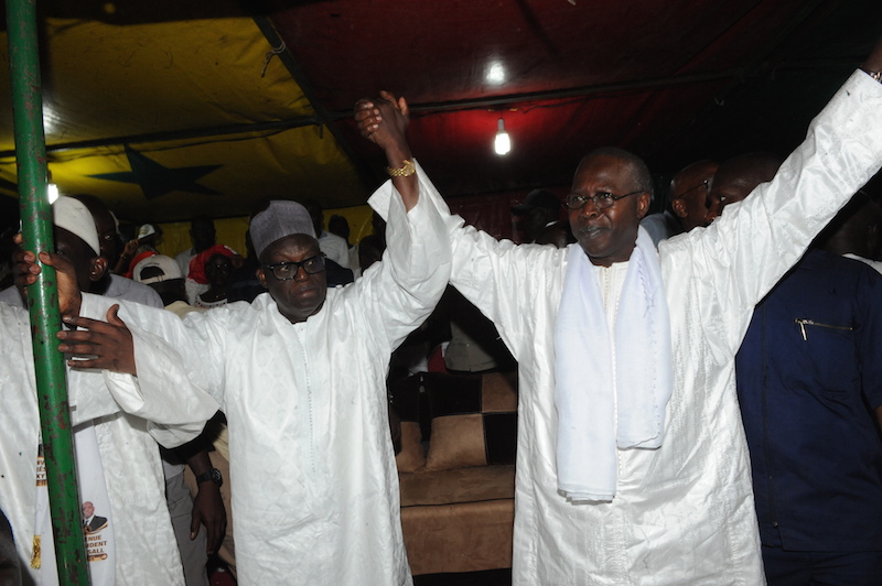 Législatives 2017: Niasse et Dionne se lancent des fleurs