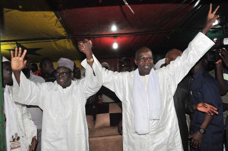 Législatives 2017: Niasse et Dionne se lancent des fleurs