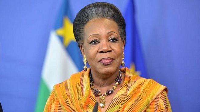 Catherine Samba Panza, chef de la mission de l'UA au Sénégal