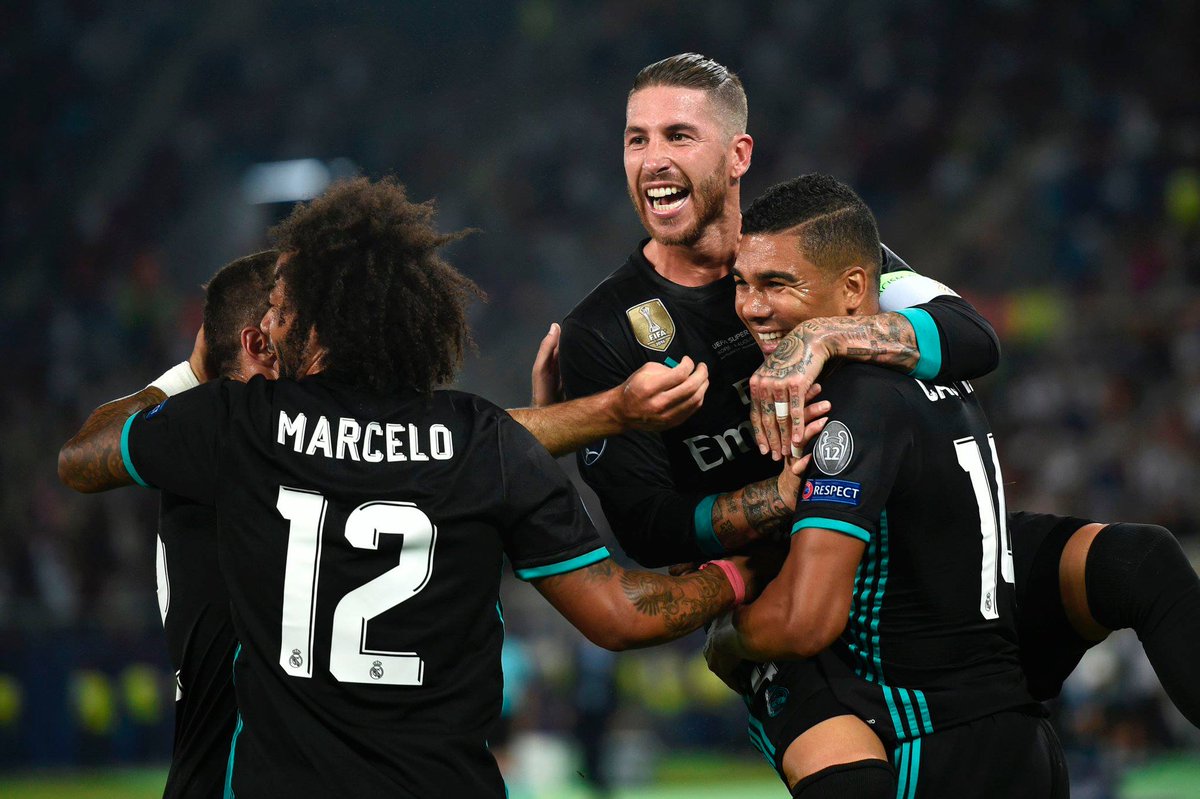 Le Real remporte sa 4e Supercoupe d'Europe après sa victoire sur Manchster United (2-1)