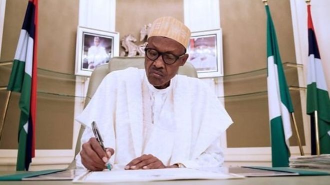 ​ Buhari a assisté au Conseil des ministres