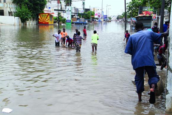 Fortes pluies à Kaolack : Un mort et d’importants dégâts matériels