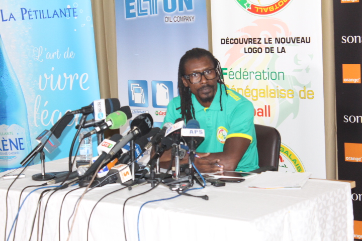 Suivez en direct la conférence de presse du sélectionneur des "Lions" Aliou Cissé