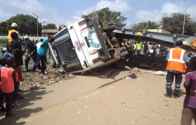 Accident mortel à Thiès : 1 mort et 44 blessés dont 11 grièvement