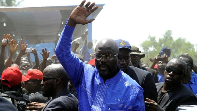Libéria : George Weah en tête des résultats partiels