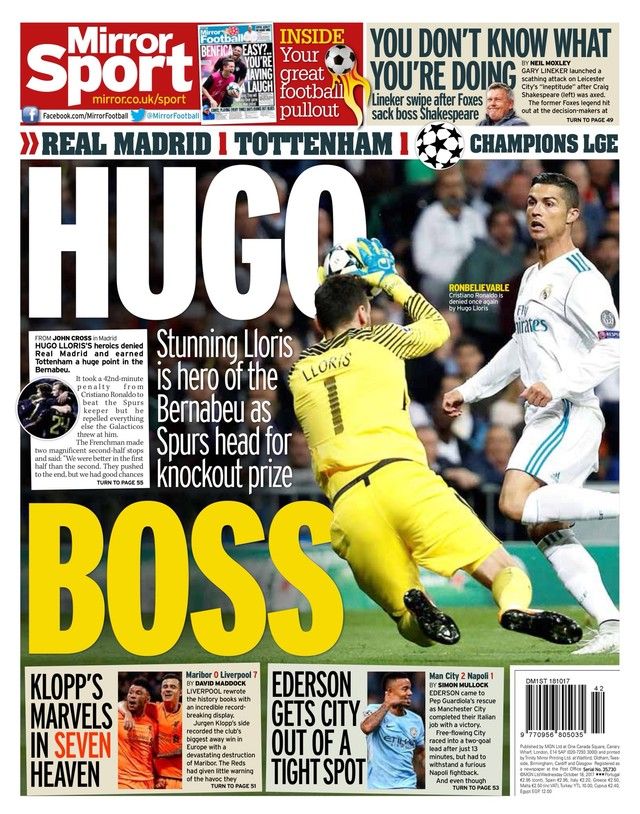 Tottenham : Hugo "Boss", la presse s'enflamme