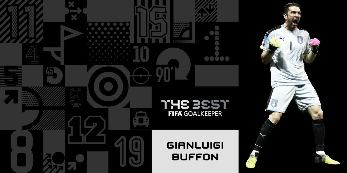 Gianluigi Buffon remporte le tout premier Prix du gardien de but de la FIFA