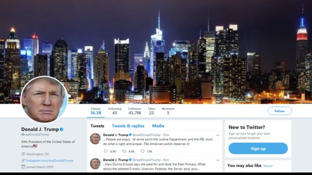 Le compte Twitter de Trump désactivé par un employé du réseau social
