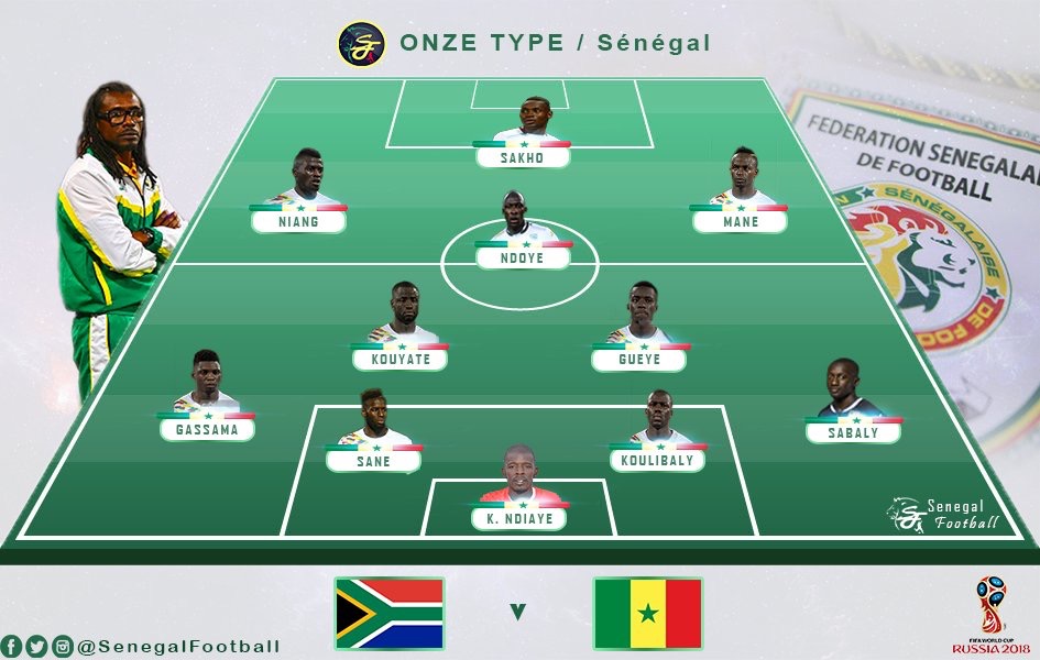 Af du Sud-Senegal : Un Onze et des incertitudes les positions de Kouyaté et Sané