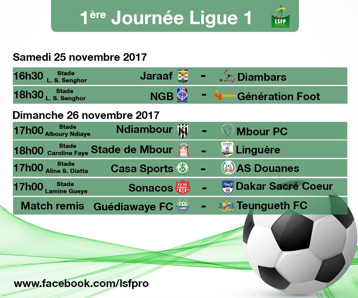Début de la Ligue 1 ce week-end : Le Guédiawaye FC ne sera pas de la partie