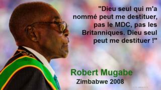 Mugabe en 10 formules cinglantes