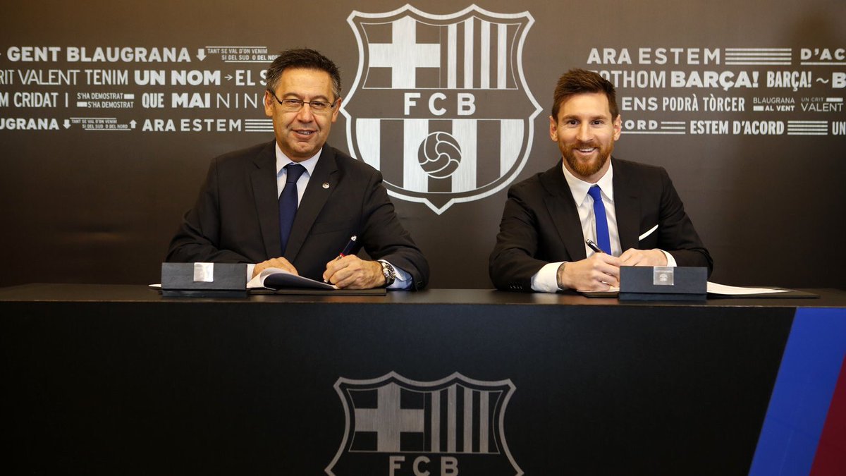 Officiel ! Messi a enfin prolongé son contrat avec le Barça jusqu'en...