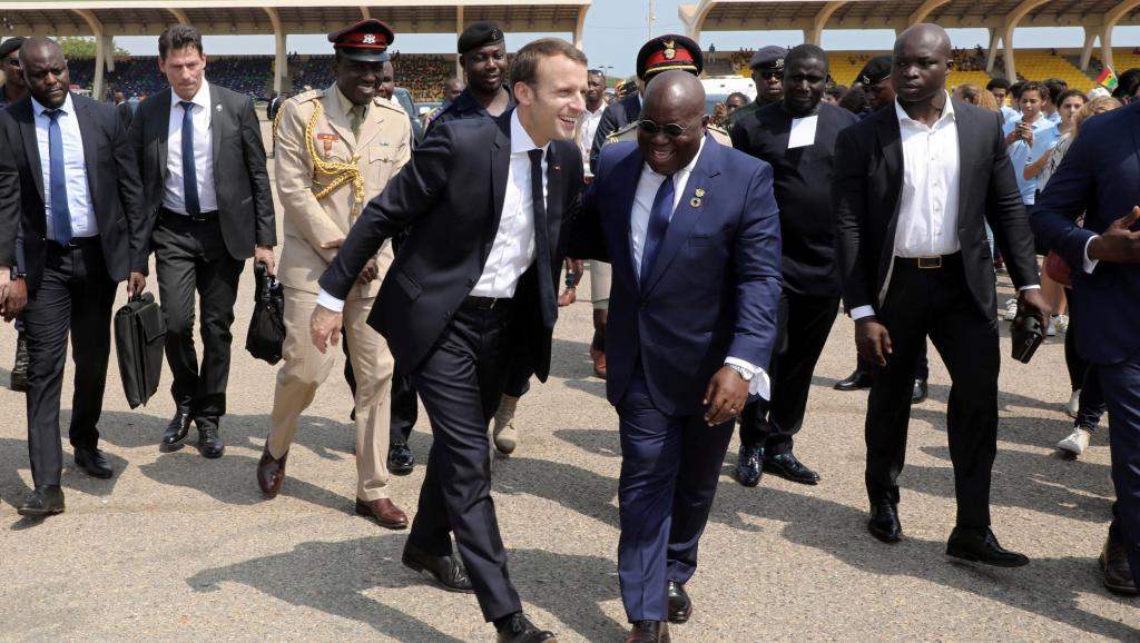 Visite d'Emmanuel Macron au Ghana, une première pour un président français