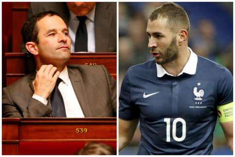 France : Le leader socialiste Benoît Hamon publie sa liste des 23 joueurs avec Karim Benzema et sans...