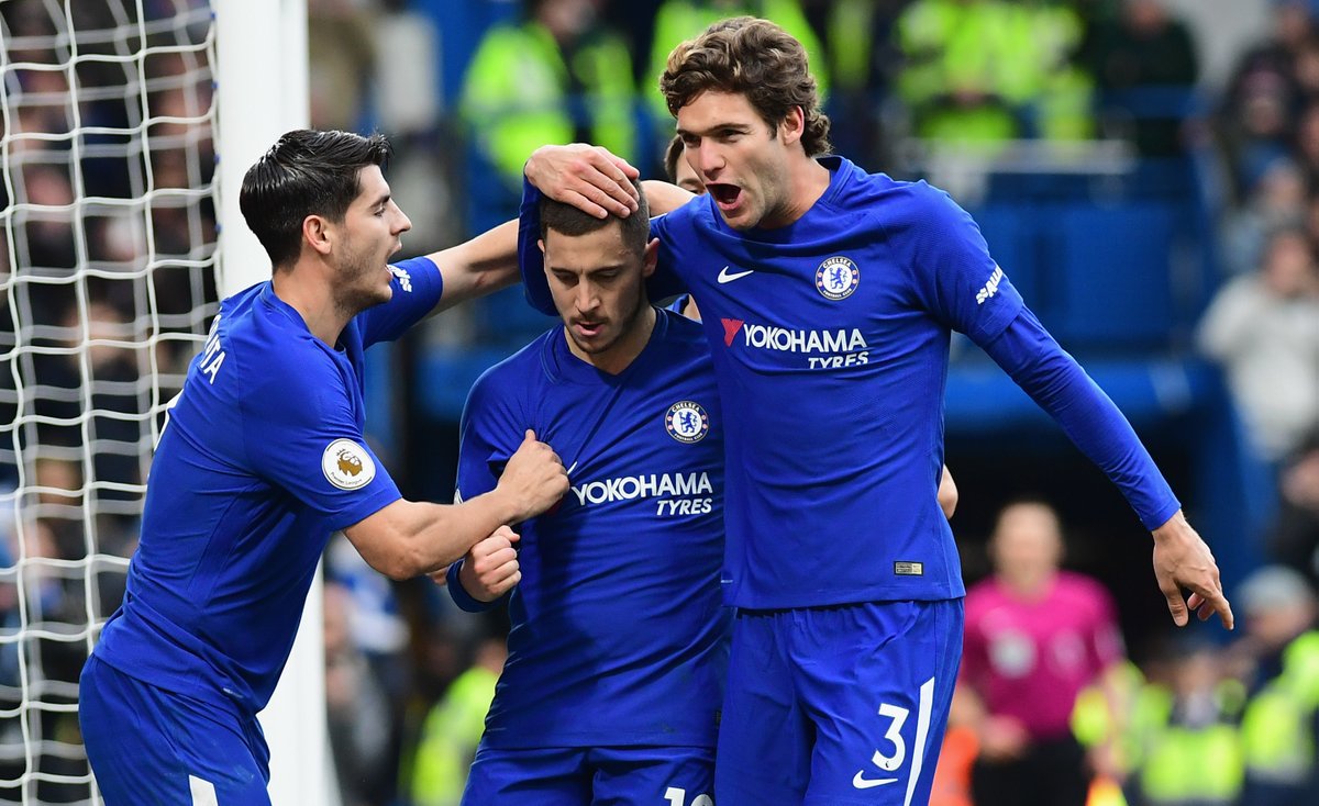 15e journée Premier League : Chelsea revient à hauteur de United grâce à un excellent Hazard