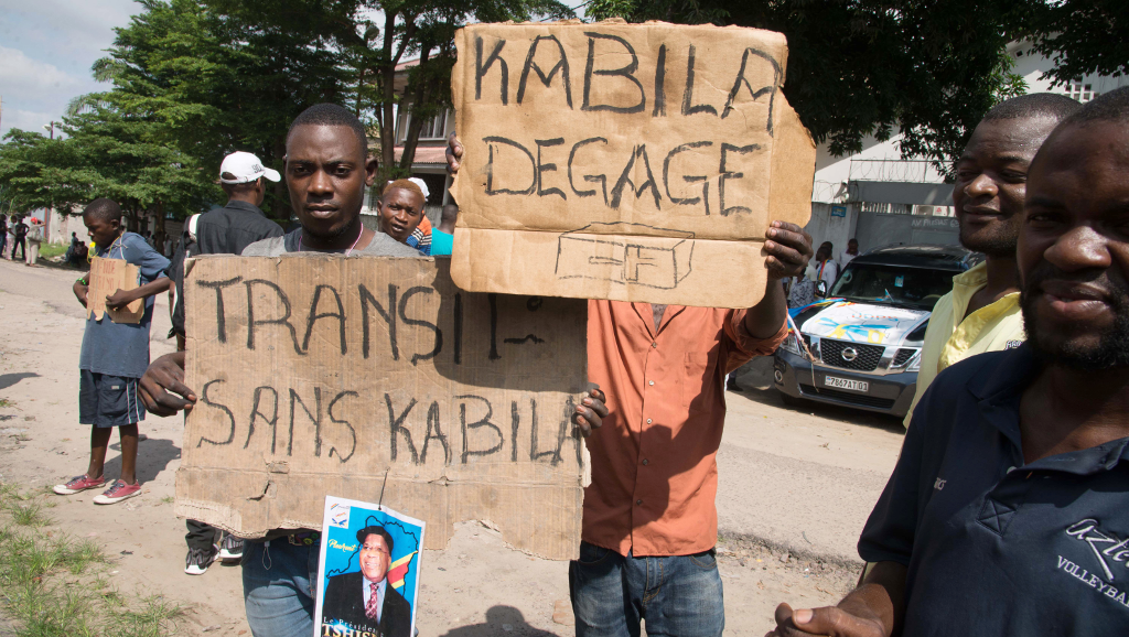 RDC: l'opposition manifeste, un an après la fin officielle du mandat de Kabila