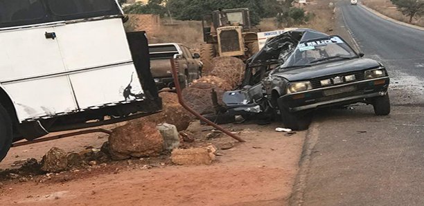 5 morts dans un accident à Diass