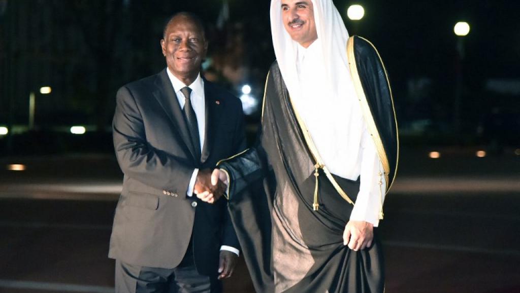 Première visite officielle de l'émir du Qatar en Côte d'Ivoire