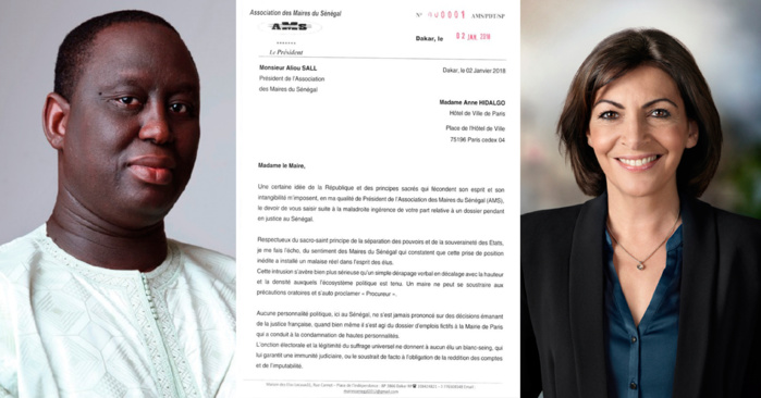 Aliou Sall et l'Association des maires du Sénégal recadrent Anne Hidalgo dans une lettre...