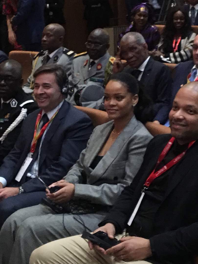 Rihanna à la salle du CICAD