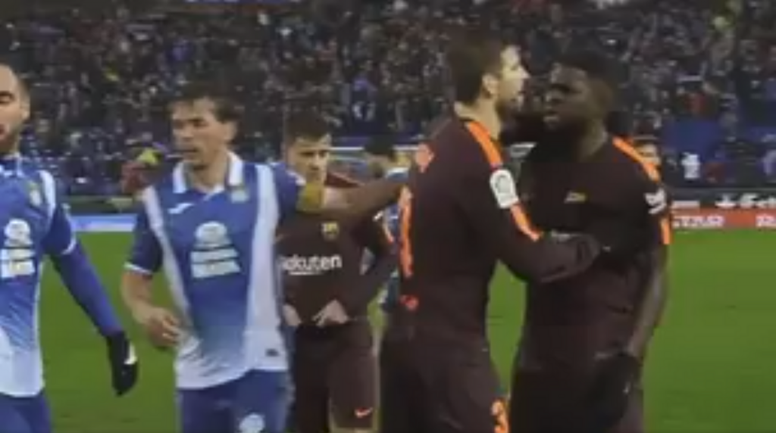 Ce qui s'est passé dans le tunnel entre Umtiti, Sergio García et Piqué