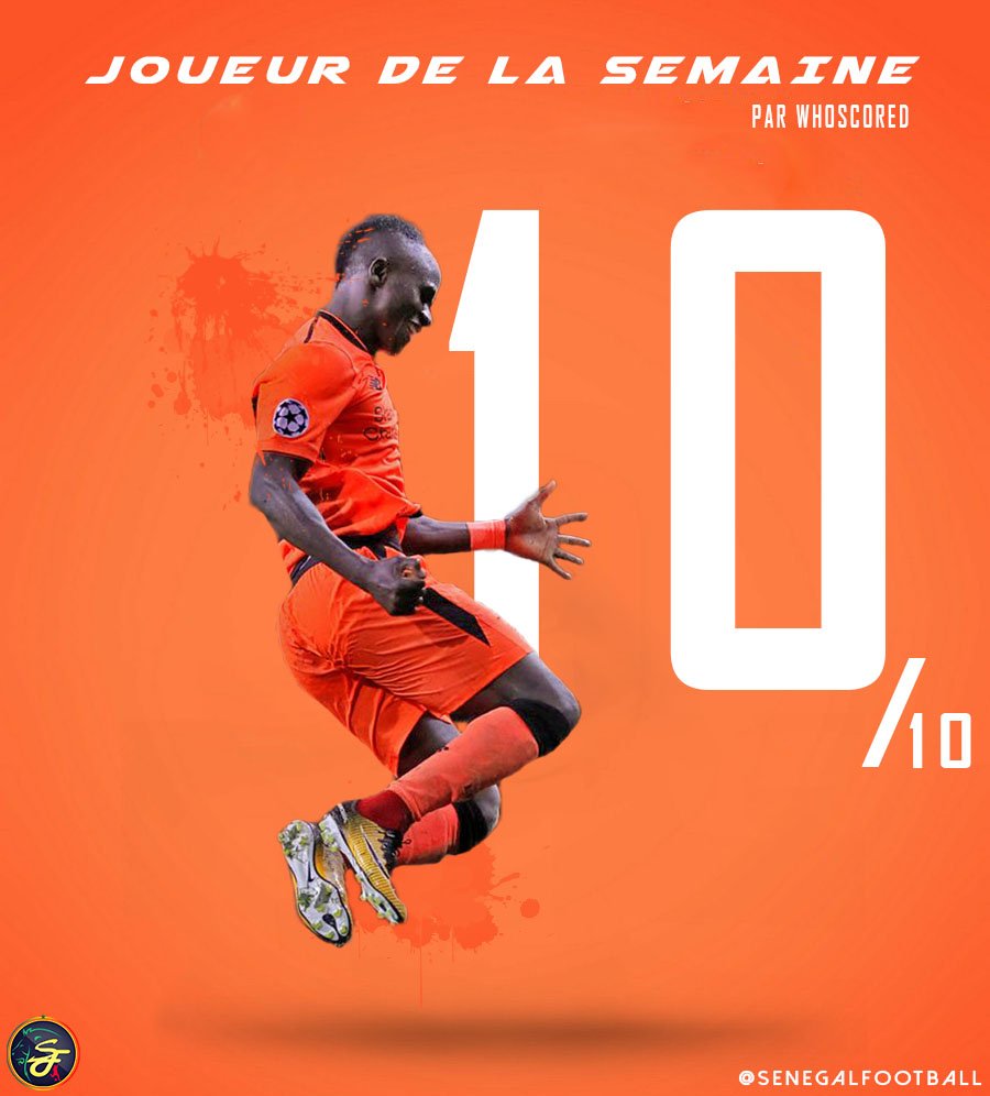 Ligue des champions : Sadio Mané dans le Onze type de la semaine...dominé par les Anglais