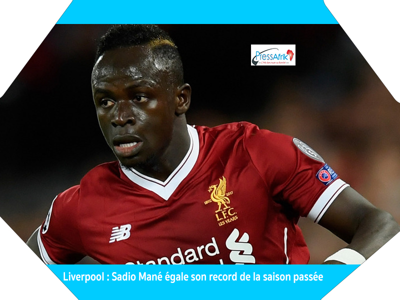 Liverpool : Sadio Mané égale son record de la saison passée
