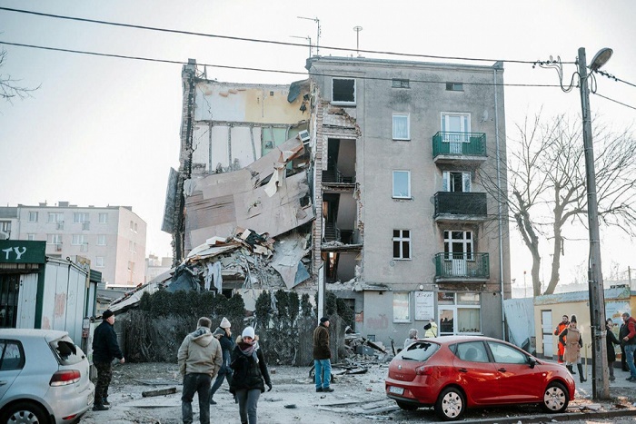 ​Pologne : 4 morts et 21 blessés dans l'effondrement d'un immeuble