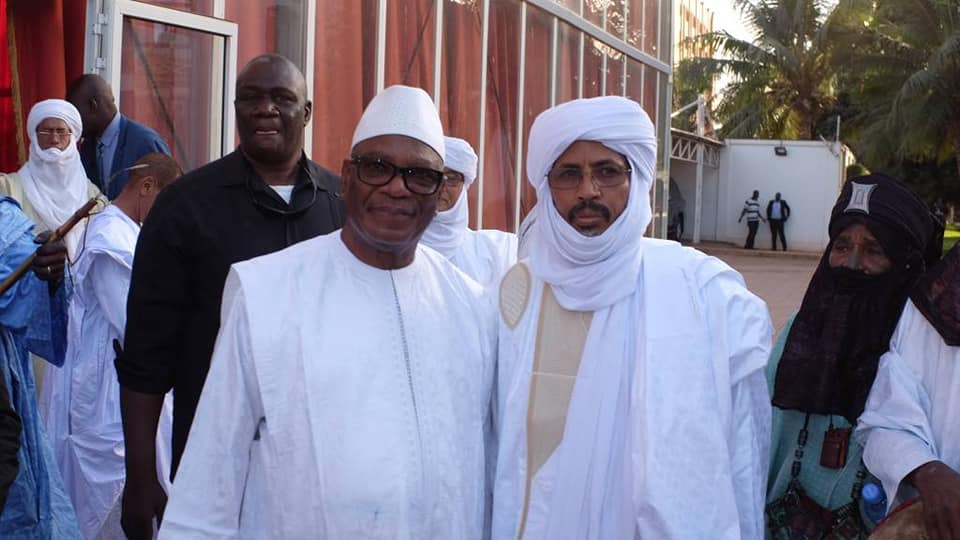 Audience: La Tribu Kel Ansar et alliés chez IBK pour lui apporter leur soutien et lui renouveler leur confiance dans sa vision